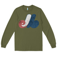 Army Green montreal expos Long Sleeve Tee - lanVoArt