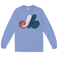 Colony Blue montreal expos Long Sleeve Tee - lanVoArt