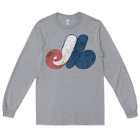 Heather Grey montreal expos Long Sleeve Tee - lanVoArt
