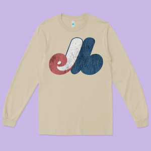 Montreal Expos Long Sleeve Tee Designed By Lanvoart