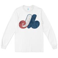 White montreal expos Long Sleeve Tee - lanVoArt