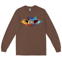 Chestnut se bikes bmx bicycle on fire sport blue red Long Sleeve Tee - lanVoArt