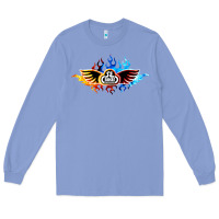 Colony Blue se bikes bmx bicycle on fire sport blue red Long Sleeve Tee - lanVoArt