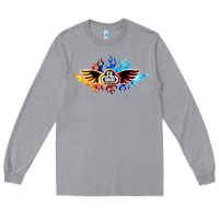 Heather Grey se bikes bmx bicycle on fire sport blue red Long Sleeve Tee - lanVoArt