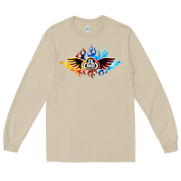 Mushroom se bikes bmx bicycle on fire sport blue red Long Sleeve Tee - lanVoArt
