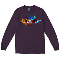 Plum se bikes bmx bicycle on fire sport blue red Long Sleeve Tee - lanVoArt