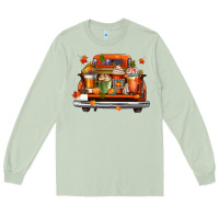 Matcha coffee cups truck Long Sleeve Tee - CowGirlArtShop