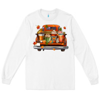 White coffee cups truck Long Sleeve Tee - CowGirlArtShop