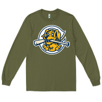 Army Green the charleston riverdogs Long Sleeve Tee - lanVoArt