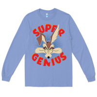 Colony Blue coyote super genius  1 Long Sleeve Tee - lanVoArt