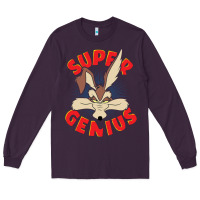 Plum coyote super genius  1 Long Sleeve Tee - lanVoArt