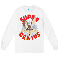 White coyote super genius  1 Long Sleeve Tee - lanVoArt