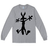 Heather Grey coyote's hole 2 Long Sleeve Tee - lanVoArt