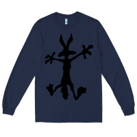 Navy coyote's hole 2 Long Sleeve Tee - lanVoArt