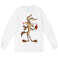 White danger coyote's hole Long Sleeve Tee - lanVoArt