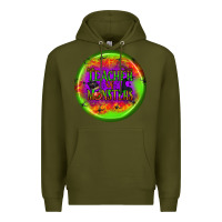 Army Green teacher monsters earrings Premium Hoodie - BundleAndBundleShop