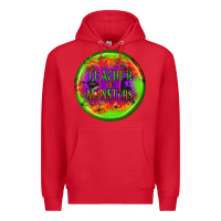 Red teacher monsters earrings Premium Hoodie - BundleAndBundleShop
