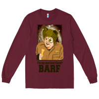 Burgundy spaceballs   barf Long Sleeve Tee - lanVoArt