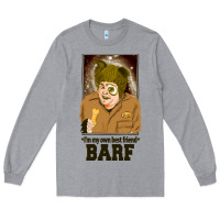 Heather Grey spaceballs   barf Long Sleeve Tee - lanVoArt
