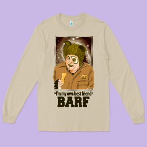 Spaceballs   Barf Long Sleeve Tee Designed By Lanvoart