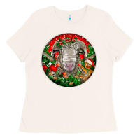 Bone christmas rambouillet sheep Ladies Tee - LillyAllenDesigns