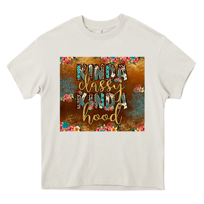 Kinda Classy Kinda Hood Heavy Core Tee by JahusDesignShop | Teevron