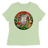 Matcha christmas rambouillet sheep Ladies Tee - LillyAllenDesigns