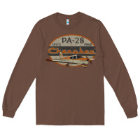 Chestnut piper cherokee pa 28 retro vintage design Long Sleeve Tee - lanVoArt