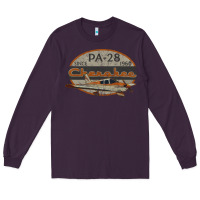 Plum piper cherokee pa 28 retro vintage design Long Sleeve Tee - lanVoArt