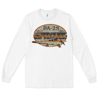 White piper cherokee pa 28 retro vintage design Long Sleeve Tee - lanVoArt