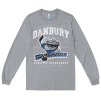 Heather Grey property of danbury trashers Long Sleeve Tee - lanVoArt