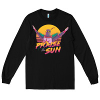 Black praise the sun Long Sleeve Tee - lanVoArt