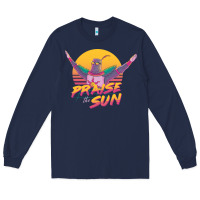 Navy praise the sun Long Sleeve Tee - lanVoArt