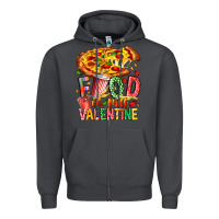 Smoke Food Is My Valentine Zipper Hoodie - CowhideDigitalArt