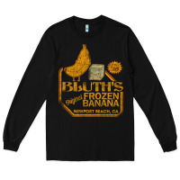 Black retro distressed bluth's banana stand Long Sleeve Tee - lanVoArt