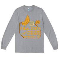 Heather Grey retro distressed bluth's banana stand Long Sleeve Tee - lanVoArt