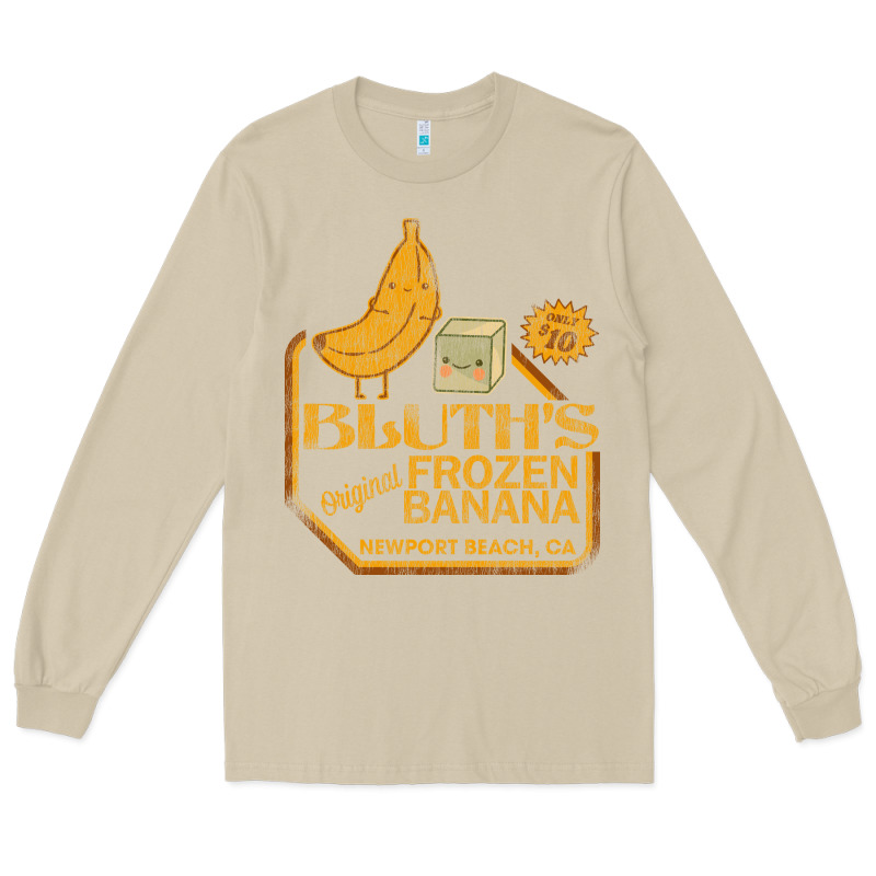 Retro Distressed Bluth's Banana Stand Long Sleeve Tee by lanVoArt | Teevron