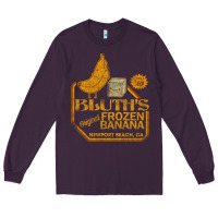 Plum retro distressed bluth's banana stand Long Sleeve Tee - lanVoArt