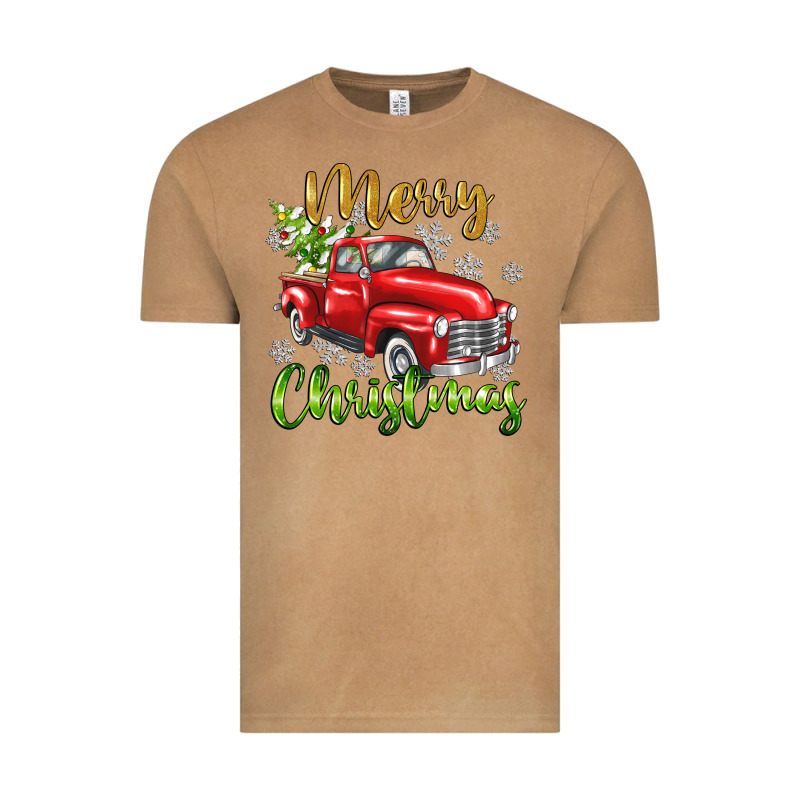 Merry Christmas Truck Vintage Tee by texasbilliewilder | Teevron