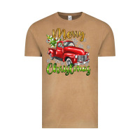 Vintage Camel Merry Christmas truck Vintage Tee - texasbilliewilder