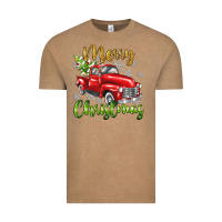 Vintage Coffee Merry Christmas truck Vintage Tee - texasbilliewilder