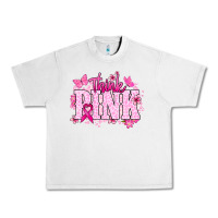 Lunar Rock Think pink Cancer Awareness Urban Heavy Tee - HowdyJamesFarm