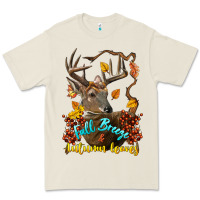 Bone Fall Breeze And Autumn Leaves Deer Premium Tee - LillyAllenDesigns