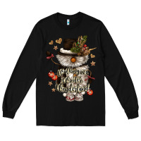 Black walking in a winter wonderland Long Sleeve Tee - CowGirlArtShop