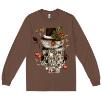 Chestnut walking in a winter wonderland Long Sleeve Tee - CowGirlArtShop