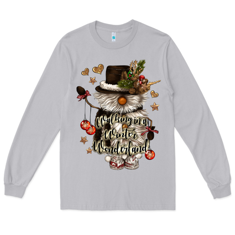 Walking In A Winter Wonderland Long Sleeve Tee by CowGirlArtShop | Teevron