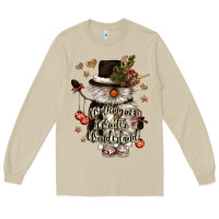 Mushroom walking in a winter wonderland Long Sleeve Tee - CowGirlArtShop