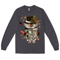 Smoke walking in a winter wonderland Long Sleeve Tee - CowGirlArtShop