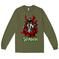 Army Green spawn Long Sleeve Tee - lanVoArt