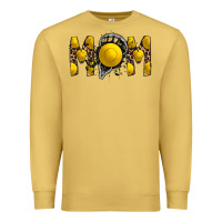 Antique Gold mom lacrosse Premium Sweatshirt - RacoonDesign